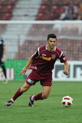 CLUJ-NAPOCA, ROMANIA - AUGUST 13:  Dani of CFR 1907 Cluj in action during the Liga 1 match between CFR 1907 Cluj and Astra Ploiesti at Constantin Radulescu Stadium on August 13, 2010 in Cluj-Napoca, Romania.  (Photo by Valerio Pennicino/Getty Images)