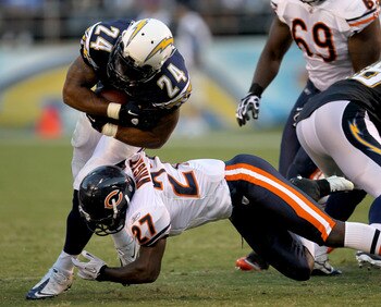 Look out below, Ryan Mathews! That hit could leave a nasty mark.