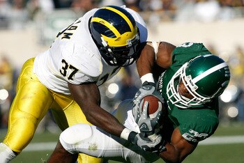 Hard hits like these are just one reason why college football is so appealing to us.