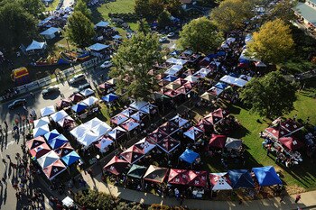 The tailgating scene at Mississippi State.