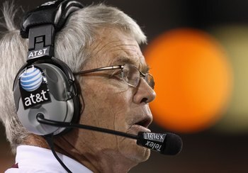 TEMPE, AZ - NOVEMBER 07:  Head coach Dennis Erickson of the Arizona State Sun Devils watches from the sidelines during the college football game against the USC Trojans at Sun Devil Stadium on November 7, 2009 in Tempe, Arizona. The Trojans defeated the D