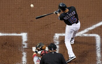 NEW YORK - JULY 31:  Carlos Beltran #15 of the New York Mets bats against the Arizona Diamondbacks on July 31, 2010 at Citi Field in the Flushing neighborhood of the Queens borough of New York City.  (Photo by Jim McIsaac/Getty Images)