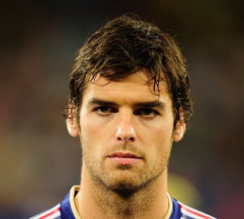 CAPE TOWN, SOUTH AFRICA - JUNE 11:  Yoann Gourcuff of France ahead of the 2010 FIFA World Cup South Africa Group A match between Uruguay and France at Green Point Stadium on June 11, 2010 in Cape Town, South Africa.  (Photo by Jamie McDonald/Getty Images)