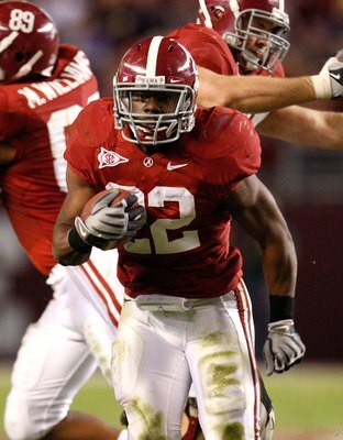 TUSCALOOSA, AL - NOVEMBER 07:  Mark Ingram #22 of the Alabama Crimson Tide against the Louisiana State University Tigers at Bryant-Denny Stadium on November 7, 2009 in Tuscaloosa, Alabama.  (Photo by Kevin C. Cox/Getty Images)