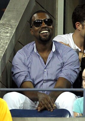NEW YORK - SEPTEMBER 01:  Rapper Kanye West attends day three of the 2010 U.S. Open at the USTA Billie Jean King National Tennis Center on September 1, 2010 in the Flushing neighborhood of the Queens borough of New York City.  (Photo by Al Bello/Getty Ima