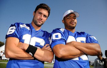 MALIBU, CA - JULY 24:Actors Brody Jenner with Donald Faison pose at the Madden NFL 10 Pigskiin Pro-Am on Xbox 360 event  on July 24, 2009 in Malibu, California.  (Photo by Frazer Harrison/Getty Images)