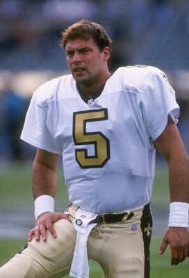 9 Nov 1997:  Quarterback Heath Shuler of the New Orleans Saints during the Saints 13-10 win over the Oakland Raiders at UMAX Coliseum in Oakland, California. Mandatory Credit: Otto Greule  /Allsport