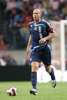 AMSTERDAM, NETHERLANDS - AUGUST 02:  Jaap Stam of Ajax in action during the Amsterdam Tournament  between Ajax and Atletico Madrid at the Amsterdam Arena on August 02, 2007 in Amsterdam, Netherlands  (Photo by Phil Cole/Getty Images)