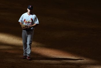 PHOENIX - JUNE 13:  David Freese #23 of the St. Louis Cardinals in action during the Major League Baseball game against the Arizona Diamondbacks at Chase Field on June 13, 2010 in Phoenix, Arizona. The Diamondbacks defeated the Cardinals 7-5.  (Photo by C
