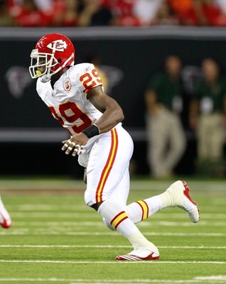 ATLANTA - AUGUST 13:  Eric Berry #29 of the Kansas City Chiefs against the Atlanta Falcons at Georgia Dome on August 13, 2010 in Atlanta, Georgia.  (Photo by Kevin C. Cox/Getty Images)