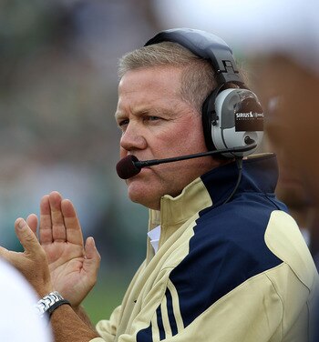 Notre Dame Coach Brian Kelly