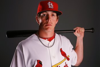 JUPITER, FL - MARCH 01:  Outfielder Colby Rasmus #28 of the St. Louis Cardinals during photo day at Roger Dean Stadium on March 1, 2010 in Jupiter, Florida.  (Photo by Doug Benc/Getty Images)