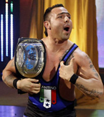 When you first started watching wrestling, who were the current champions? Santino_display_image