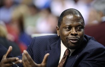 PHILADELPHIA - APRIL 24: Assistant coach Patrick Ewing of the Orlando Magic talks on the bench during Game Three of the Eastern Conference Quarterfinals during the 2009 NBA Playoffs against the Philadelphia 76ers at the Wachovia Center on April 24, 2009 i