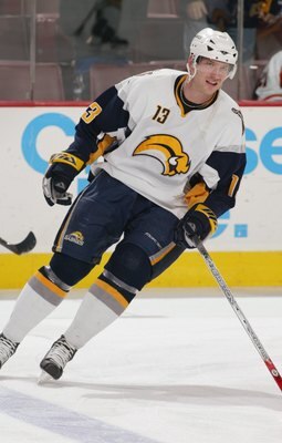 PHILADELPHIA - NOVEMBER 11:  Jiri Novotny #13 of Buffalo Sabres skates during the NHL game against the Philadelphia Flyers at the Wachovia Center on November 11, 2006 in Philadelphia, Pennsylvania. The Sabres defeated the Flyers 5 to 4 in OT.  (Photo by L
