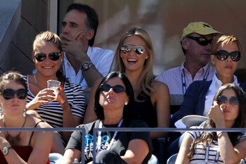 NEW YORK - SEPTEMBER 11:   Israeli model Bar Refaeli attends the men's singles semifinal match between Rafael Nadal of Spain and Mikhail Youzhny of Russia during day thirteen of the 2010 U.S. Open at the USTA Billie Jean King National Tennis Center on Sep