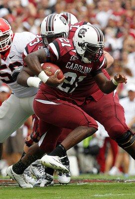 Marcus Lattimore rushed for 182 yards against Georgia