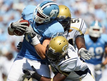 Georgia Tech shut down UNC in the second half