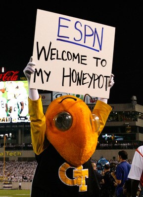 Buzz wants the nation to notice, but it's the team that needs to win to keep Tech on ESPN's radar