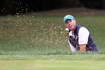 LEMONT, IL - SEPTEMBER 11:  Matt Kuchar hits a shot out of the bunker on the 15th hole during the third round of the BMW Championship at Cog Hill Golf & Country Club on September 11, 2010 in Lemont, Illinois.  (Photo by Jamie Squire/Getty Images)