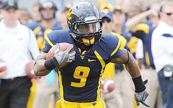 Jock Sanders has the longest play for the Mountaineers in 2010, a 66-yard punt return against Maryland.