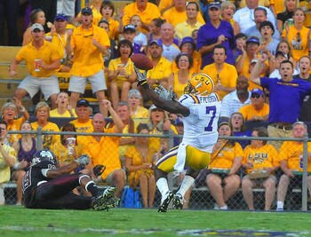 LSU cornerback Patrick Peterson is one of the most dangerous players in the country.
