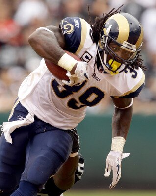 Rams running back Steven Jackson