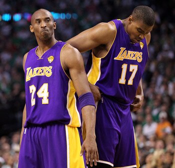 Sometimes even Kobe must wonder if Bynum will ever stay healthy.