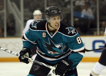 Joe Pavelski apparently has a tough time smiling for the camera.