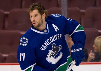 Ryan Kesler was an emerging star last year, this season though, Kesler is a target on most nights.