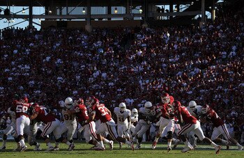 The red river shoot out put Texas out of the national chamionship hunt