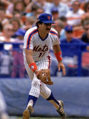 Hernandez gets ready for the pitch, circa 1988.
