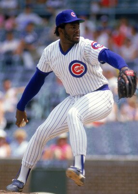 Lee Smith overpowers another batter.