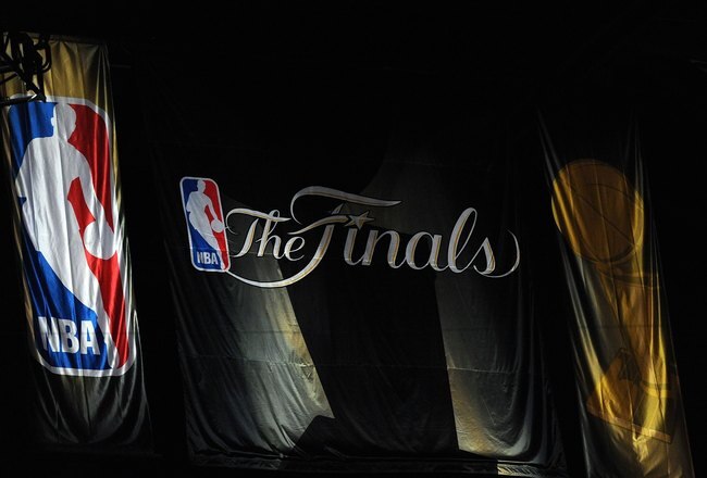 LOS ANGELES, CA - JUNE 17:  A banner hangs from the walls of Staples Center before Game Seven of the 2010 NBA Finals between the Boston Celtics and the Los Angeles Lakers on June 17, 2010 in Los Angeles, California.  NOTE TO USER: User expressly acknowled