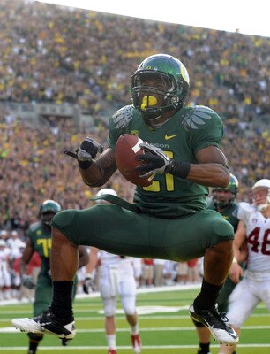 Oregon RB LaMichael James has Oregon fans buzzing