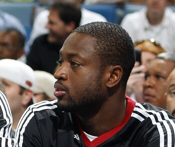 NEW ORLEANS - OCTOBER 13:  Lebron James #6 and Dwyane Wade #3 of the Miami Heat in action during the game against the New Orleans Hornets at the New Orleans Arena on October 13, 2010 in New Orleans, Louisiana.  NOTE TO USER: User expressly acknowledges an