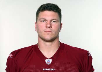 LANDOVER, MD - 2009:  Jon Jansen of the Washington Redskins poses for his 2009 NFL headshot at photo day in Landover, Maryland.  (Photo by NFL Photos)