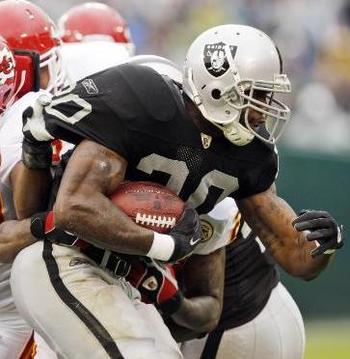 The seventh ranked run defense couldn't completely stop Darren McFadden.