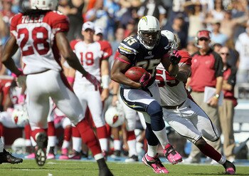 Antonio Gates had a big day as the Chargers dominated the Cardinals.