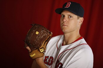 FT. MYERS, FL - FEBRUARY 28: Jonathan Papelbon #58 of the Boston Red Sox poses during photo day at the Boston Red Sox Spring Training practice facility on February 28, 2010 in Ft. Myers, Florida.  (Photo by Gregory Shamus/Getty Images)