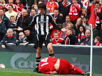 Barton see's red against The reds.