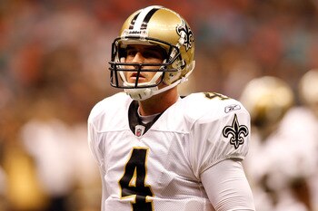 NEW ORLEANS - AUGUST 21:  Sean Canfield #4 of the New Orleans Saints warms up during pregame before playing the Houston Texans at the Louisiana Superdome on August 21, 2010 in New Orleans, Louisiana.  (Photo by Chris Graythen/Getty Images)