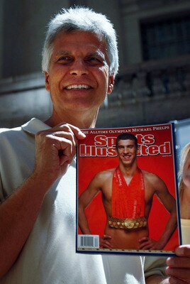Mark Spitz and Michael Phelps