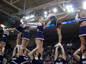 gonzaga cheerleaders