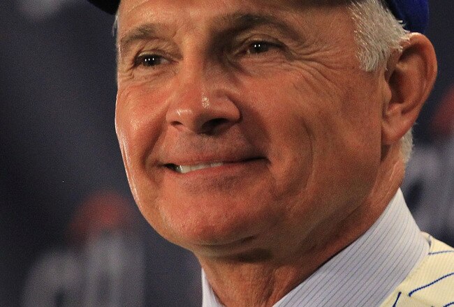 NEW YORK - NOVEMBER 23:  New York Mets new manager Terry Collins speaks to the media during a press conference  at Citi Field on November 23, 2010 in the Flushing neighborhood, of the Queens borough of New York City.  (Photo by Chris McGrath/Getty Images)