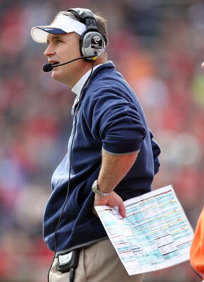 CINCINNATI - OCTOBER 30:  Doug Marrone the Head Coach of the Syracuse Orange gives instructions to his team during the Big East Conference game against the Cincinnati Bearcats at Nippert Stadium on October 30, 2010 in Cincinnati, Ohio.  (Photo by Andy Lyo
