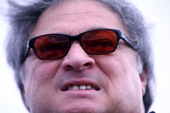 JUPITER, FL - MARCH 28:  Team owner Jeffrey Loria of the Florida Marlins walks in the duggout against the Houston Astros on March 28, 2010 in Jupiter, Florida.  (Photo by Marc Serota/Getty Images)