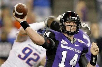 Have TCU and the BCS conferences passed the Mountain West by?