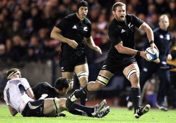 EDINBURGH, SCOTLAND - NOVEMBER 13:  Kieran Read of the New Zealand All Blacks in action during the Test match between New Zealand and Scotland at Murrayfield Stadium on November 13, 2010 in Edinburgh, Scotland.  (Photo by Jeff J Mitchell/Getty Images)