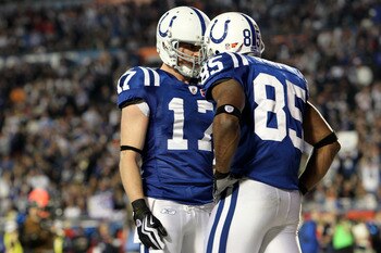Austin Collie and Pierre Garcon